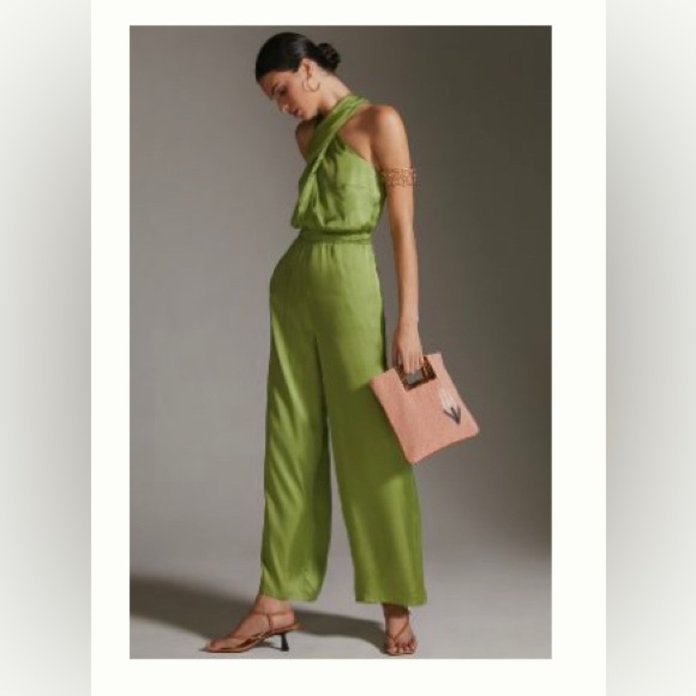🌈adorable anthro jumpsuit worn once! Size L!